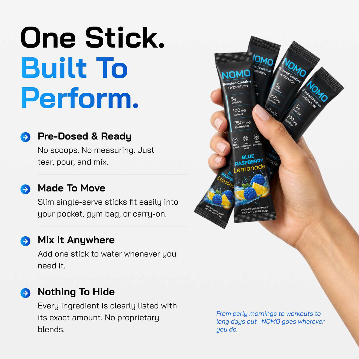 NOMO Boosted Creatine Hydration Mix